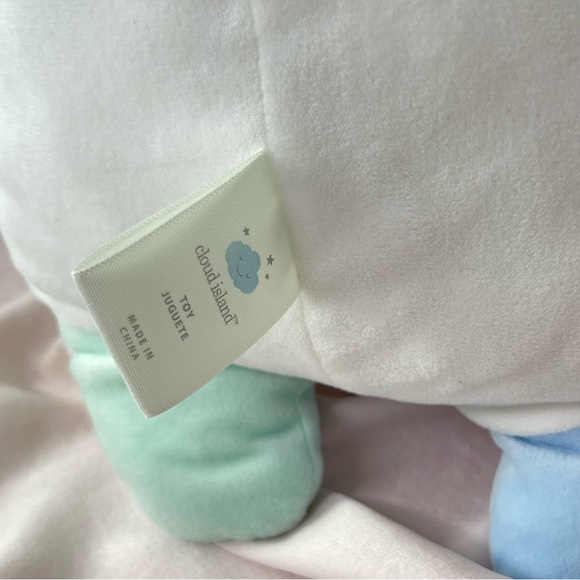 Cloud Island Oeko Tex Panda Plush Soft Stuffed Toy Color block 14 In - Picture 7 of 7